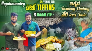 Rajahmundry Best Tiffins |Paaka Tiffins|Rajahmundry famous Bombay chutney|Street Food|Spot the taste