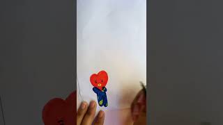 DIY paper cute stickers #shorts # YouTube #N.A home crafts