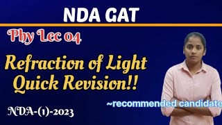 Refraction of light||NDA-GAT||NDA-(1)-2023