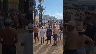 Group Singing At Levante Beach Benidorm #benidorm #alicante #spain