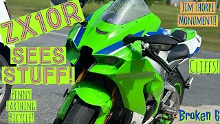 ZX10R Sees Stuff! #motovlog #kawasaki #zx10r #motorcycle #america #bikelife #speed