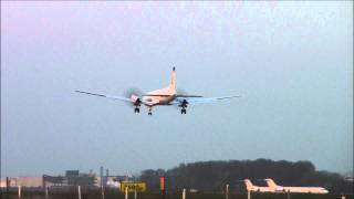 Bae-ATP Atlantic Airlines landing at MST Airport