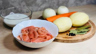 Такой СУП съедается ПОДЧИСТУЮ! Сплошное Удовольствие Очень Вкусно , Просто и Быстро!