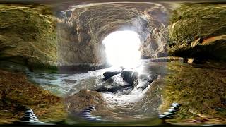 In A Sea Cave With Stormy Surf in 360 VR