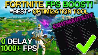 *ULTIMATE* Fortnite FPS BOOST Tool🔧(Boost Fps, Lower Input Delay & Latency)