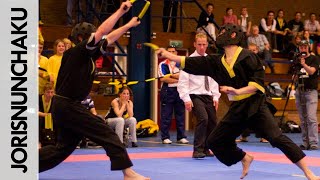 Nunchaku kumite - Joris vd Berg VS Kevin Korsinski Fight 1 EC 2009