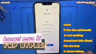 HUAWEI NOVA 3i - (INE-LX1/LX2) - FRP BYPASS - GOOGLE ACCOUNT UNLOCK - SAFEMODE METHOD 2024