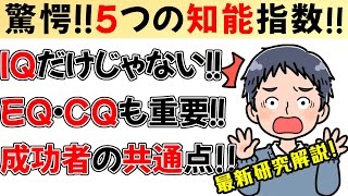 IQだけじゃだめ！EQ・CQ・AQ活用で成功への近道!!