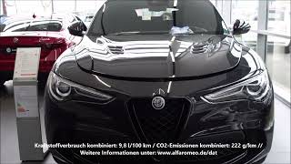 Der Alfa Stelvio Quadrifoglio im SOUNDCHECK bei der Emil Frey NRW Garage Düsseldorf