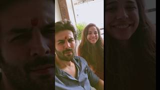 Kartik Aaryan with his Sister Kritika Tiwari #kartikaaryan #kartikaryan #ytshorts #bollywood #reels