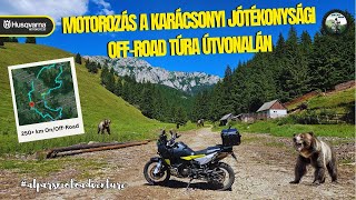 Motorozás a Karácsonyi Jótékonysági Off-Road túra útvonalán #alparsmotoadventure #husqvarnanorden901