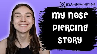 MY NOSE PIERCING STORY (FIRST EXPERIENCE WITH GENDER EUPHORIA)