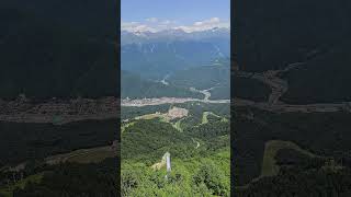 Красота в горах, Роза Хутор, Краснодарский край. Beauty in the mountains, Rosa Khutor,  #shorts