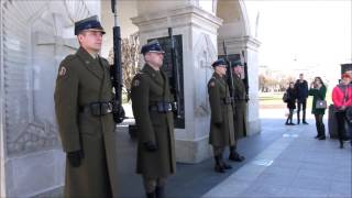 Changing of the Guard Tomb of the Unkown Soldier - Warsaw Poland