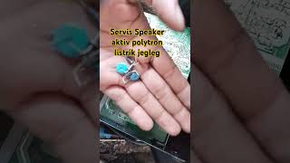 cara servis speaker aktiv polytron listrik jegleg #speakeraktif  #speakerpolytron  #bluetoothspeaker