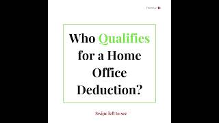 home office deduction #taxdeduction