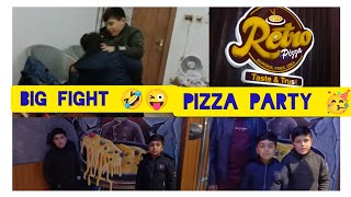 going to pizza 🍕 party ||don't miss super fight 🤪🤪||misbahshahvlog