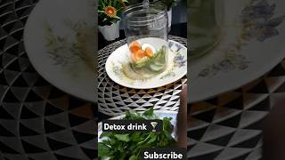 detox water recipe for weight loss drink cucumber carrot lemon mint leaves curry leaves 🥒🥕🍋🍃🌱🍸