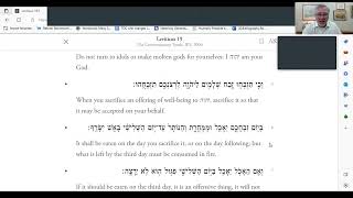 Kedoshim (Leviticus 19:1-20:27)   The Holy and the Profane