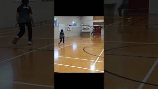 #shorts 10yrs Mei Linh vs Dad badminton rally