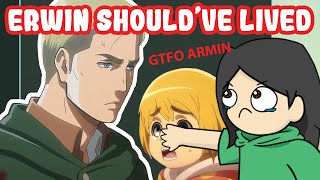 WHY ERWIN SMITH SHOULD'VE LIVED 😭🕊️🤺 (Attack on Titan S3 SPOILERS)