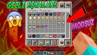 Minecraft: GİZLİ EŞYALAR SEKMESİ - Modsuz, Kolay | 2024