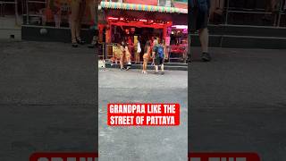 GRANDPAA LIKE THE STREET OF PATTAYA…….. #gurujiinaction #dance #beach #thailand #bikini #travel