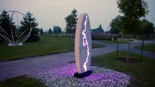 Bloodvein Monolith by David Perrett at Oeno Gallery Sculpture Garden