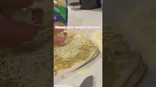 Cheesy Garlic Bread with Pizza Dough in Ooni Fyra #shorts