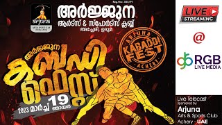 ARJUNA ARTS & SPORTS CLUB ACHERY PRESENTS  KABADDI FEST 2023 ON MARCH 19 @ ACHERY