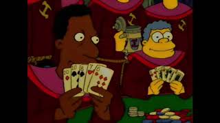 The Simpsons - Homer plays poker