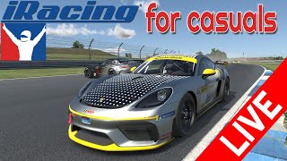 iRacing as a casual with no practice - LIVE