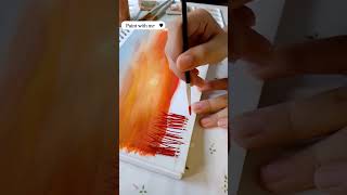 Full video on my channel♡ #shorts #gouachepainting #beginners #himimiyagouache #sunset