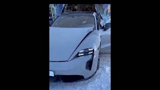 YouTuber Crash Porsche Taycan Turbo S