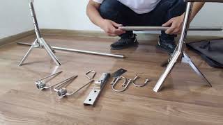 Portable Folding BBQ Tripod Disassembly Tutorial