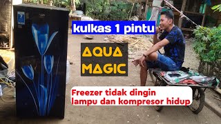 Kulkas Aqua 1 Pintu Kompresor Hidup Tapi Tidak Dingin