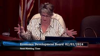 ECONOMIC DEVELOPMENT BOARD 2-1-2024