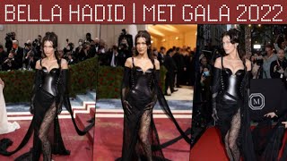 Bella Hadid dress at Met Gala 2022 #bellahadid #metgala2022