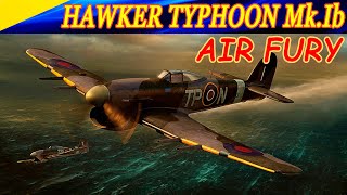 Драматичный вылет на Hawker Typhoon Mk.Ib. Dramatic sortie in Hawker Typhoon Mk.Ib.