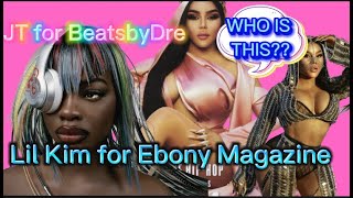 WHO IS THIS?? Lil Kim for Ebony Magazine + JT for beats + Jeans Trend + More