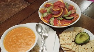 Sopa de Zanahoria - Authentic Mexican Creamy Carrot Soup Recipe - plus a Citrus Avocado Salad Recipe