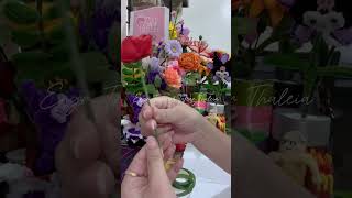 How to put Floral Tape around the skewer/stick/floral tape.#fyp #foryou #tutorial #bouquet