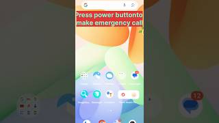 #₹#how to make emergency call easily..how  to calll emergency with three tap..