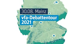 Live! vfa-Debattentour 2021: Innovationsförderung für die forschende Pharmaindustrie