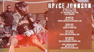 Bryce Johnson | 2023 Lacrosse Highlights | Blue Star Lacrosse | Jackson Hole Community School '24