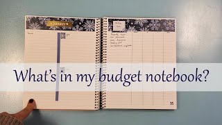 My 2020 Budget Notebook Set Up | Erin Condren Notebook