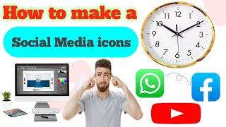 How to Make a Social Media icons | Software Name :