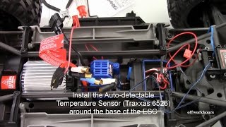 (Read Description) X-Maxx Battery Voltage and Temperature Sensor Install