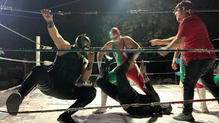 Kingperio, Piloto Negro y Piloto Negro Jr vs Óptimo, Imperio Negro y Danny Phantom Jr