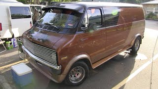 1974 Dodge B200 Tradesman Custom Van. "Sun Set"